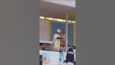 Cardinal Fridolin AMBONGO à Goma . Message of Peace
