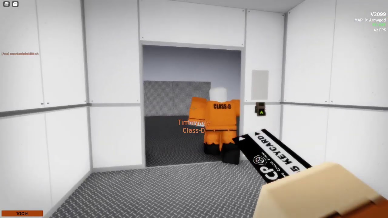 Roblox Project Scp Escaping As A D Class On My First Try Youtube - scp containment floor roblox id