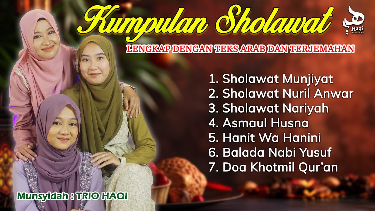 KUMPULAN SHOLAWAT NABI  Lengkap dengan Teks Arab & Terjemahnya - Sholawat Nariyah, Hanit Wa Hanini