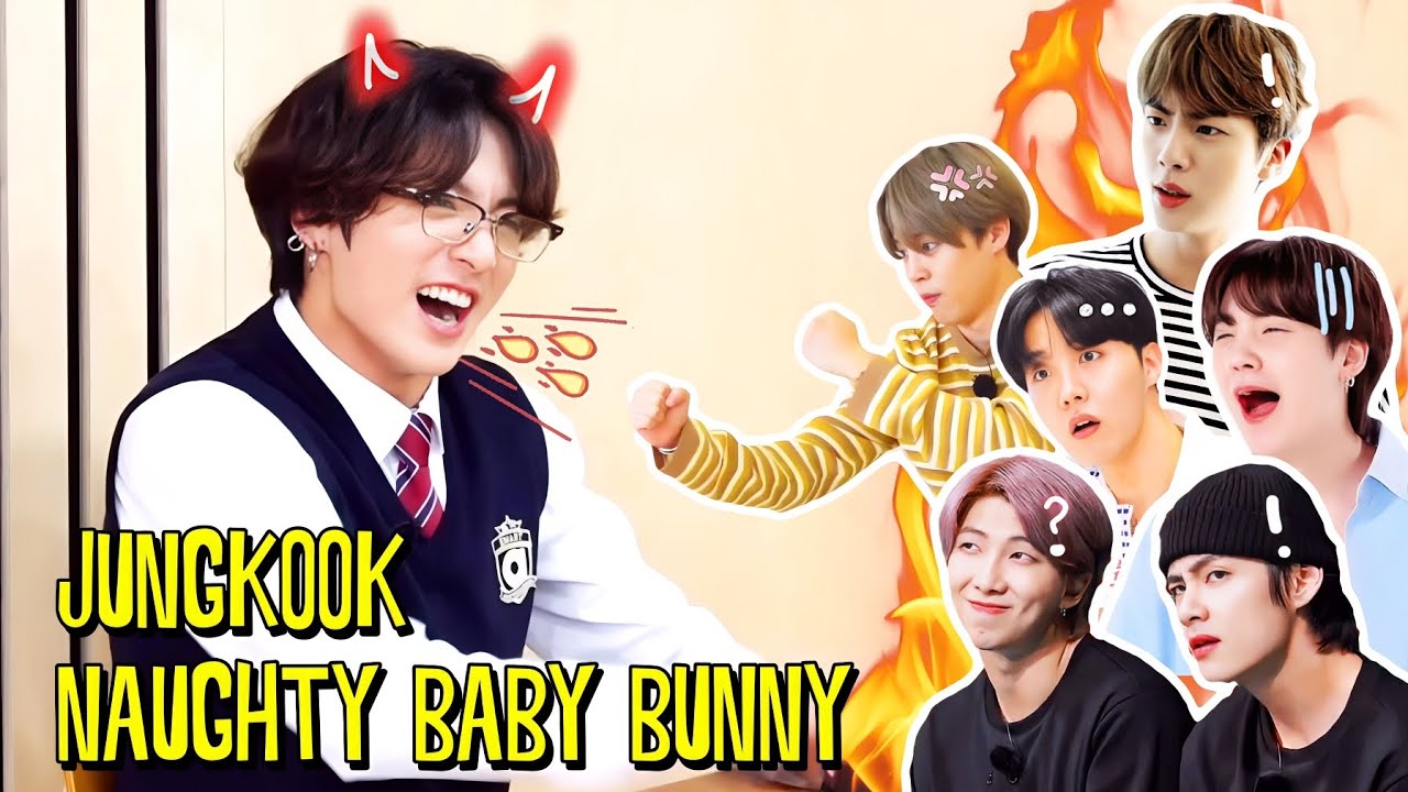 Чонгук из BTS, непослушный малыш-зайчик