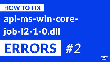 api-ms-win-core-job-l2-1-0.dll Missing Error Fix | #2 | 2020