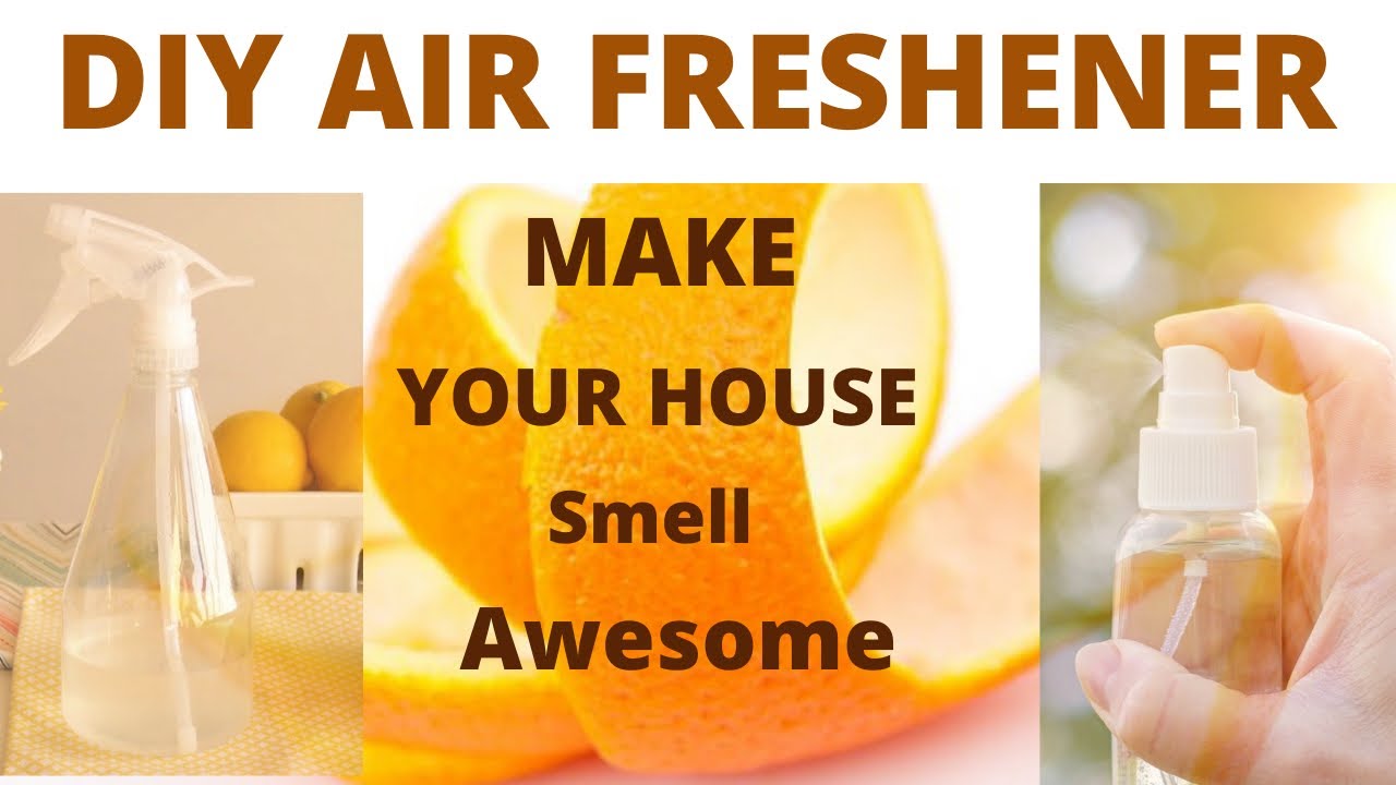 How to Make Natural Air Freshener with orange peels (Quick and Easy