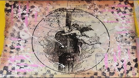 MIXED MEDIA BACKGROUNDS SERIES Part 1 - Tissue paper