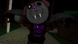 *NEW* Roblox Piggy Bakari Jumpscare \& Theme Song - Haunting Skin (Halloween Update - Bat Skin)