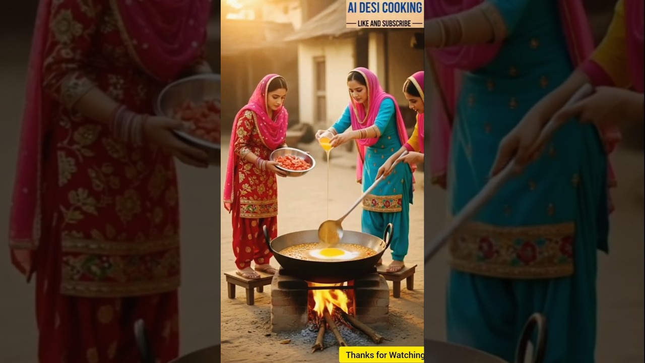 Tiny Punjabi Ladies Cook the BIGGEST Soyabean & Egg Curry Ever! 🍳🔥 