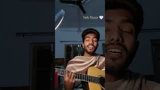 yeh fitoor 🤍 #arijitfan #guitarcoversru #shortsonglyrics