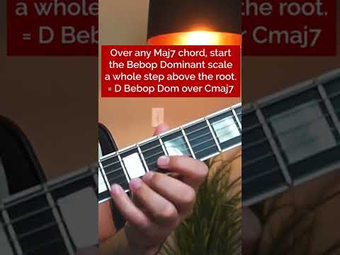 How To Apply Bebop Dominant on Major Chords