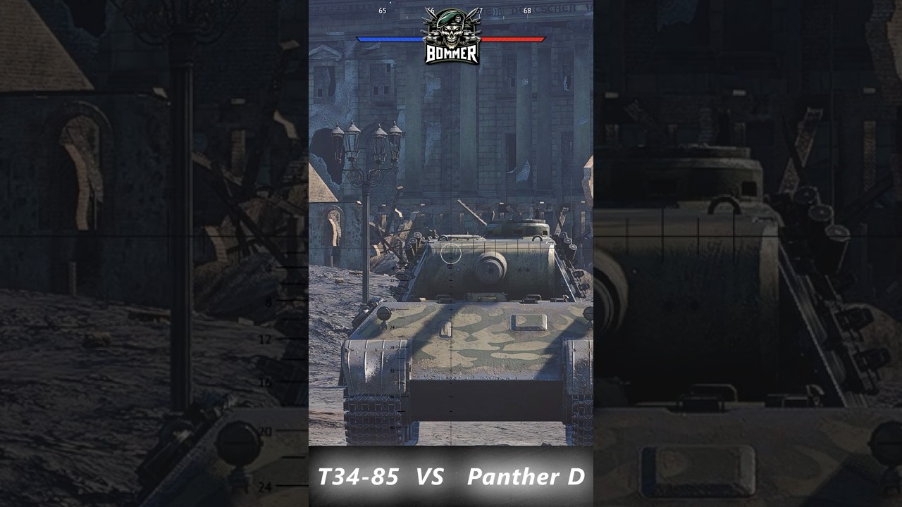 T34 85 VS Panther D || WAR THUNDER ||