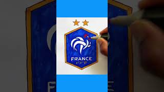 🇫🇷 How to Draw the France Logo Design | Easy Drawing Tutorial