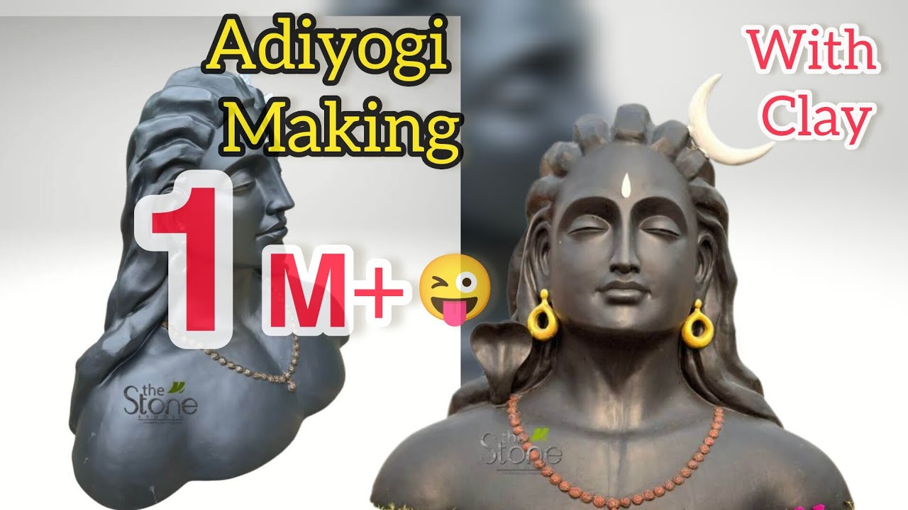 Adiyogi making with clay ||Adiyogi kase banana ||Adiyogi 