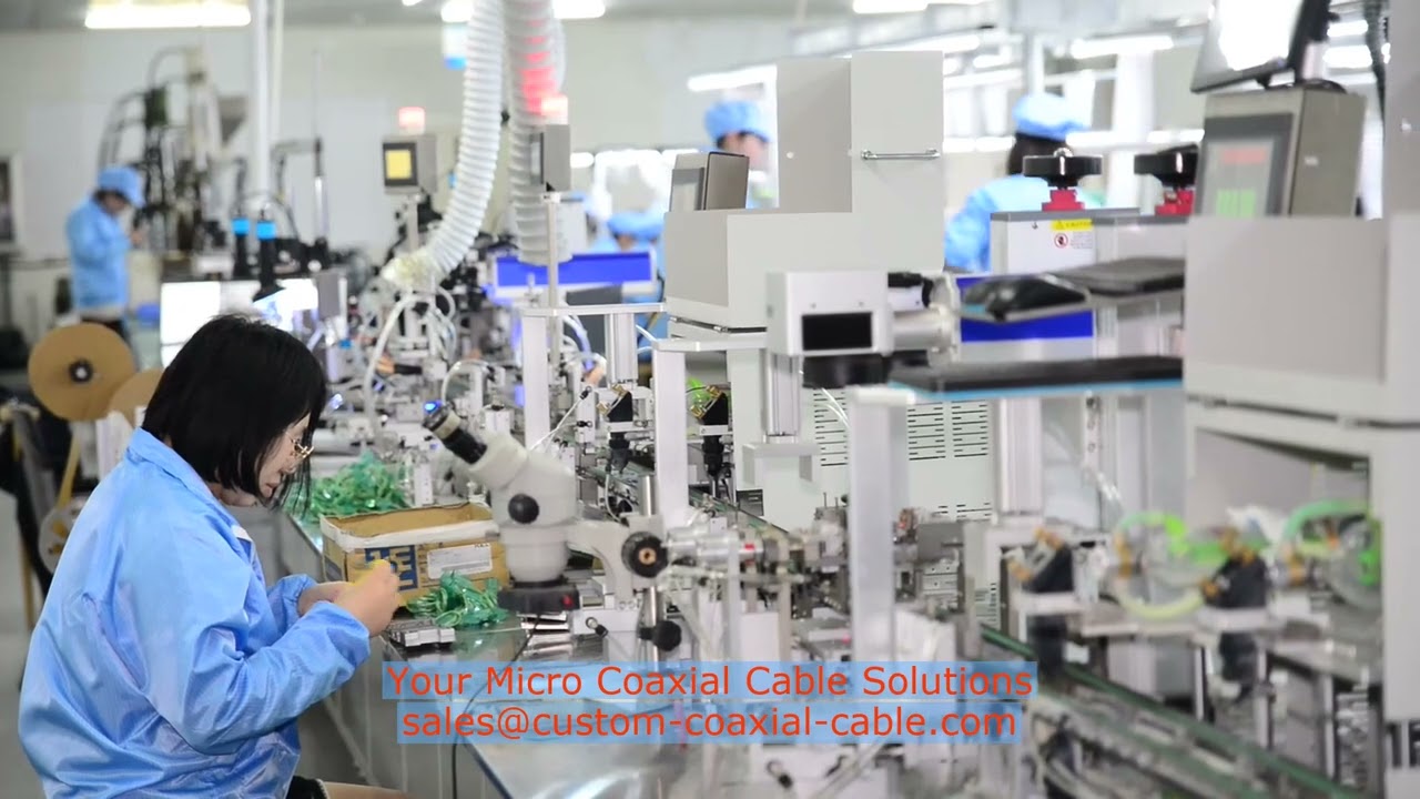 OEM-Specific Micro-coax Cable micro coax i-PEX cable India distributor 40 awg for ADAS stereo vision