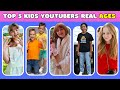 Top 5 Kid YouTubers real name &amp; ages (Like Nastya, Vlad &amp; Niki, A for Adley)