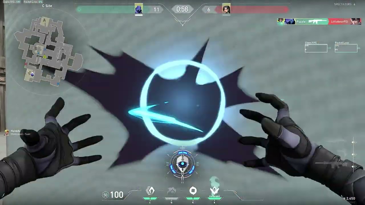 Omen phantom ace clutch + very talkative teammates😂