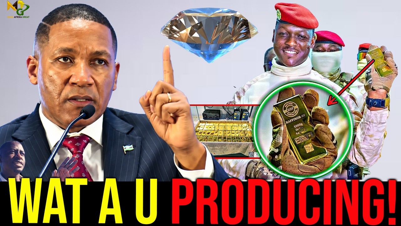 Still from Botswana BOKO Joins TRAORE in POWERFUL SPEECH, AFRICA MUST PRODUCE! DESTROYS TENDER ENTREPRENEURS: