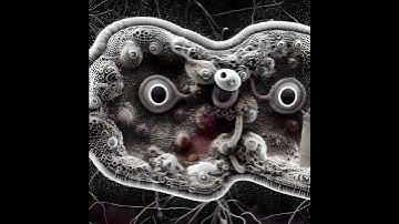 AI generated Scanning Electron Microscope image zoom.