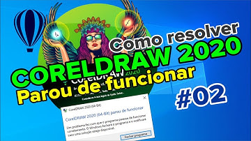 Corel Draw 2020 parou de funcionar #02 | Como resolver Problemas com o Corel Draw | Arquivo Host