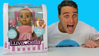 Luvabella is a brand new doll that can do all kinds of cool things like talk and play peek a boo and stuff! For more awesome toys and 