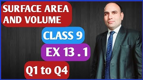 Ex 13.1 class 9 maths|Surface area and volume|chapter 13|NCERT