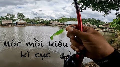 Móc mồi kiểu kì cục , câu cá lóc hồ Út Lệ