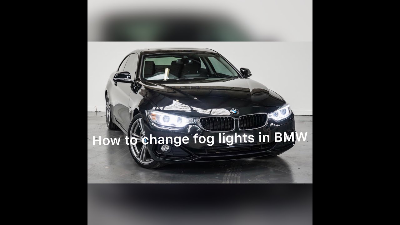 BMW LED FOG LIGHTS UPGRADE 2 YouTube
