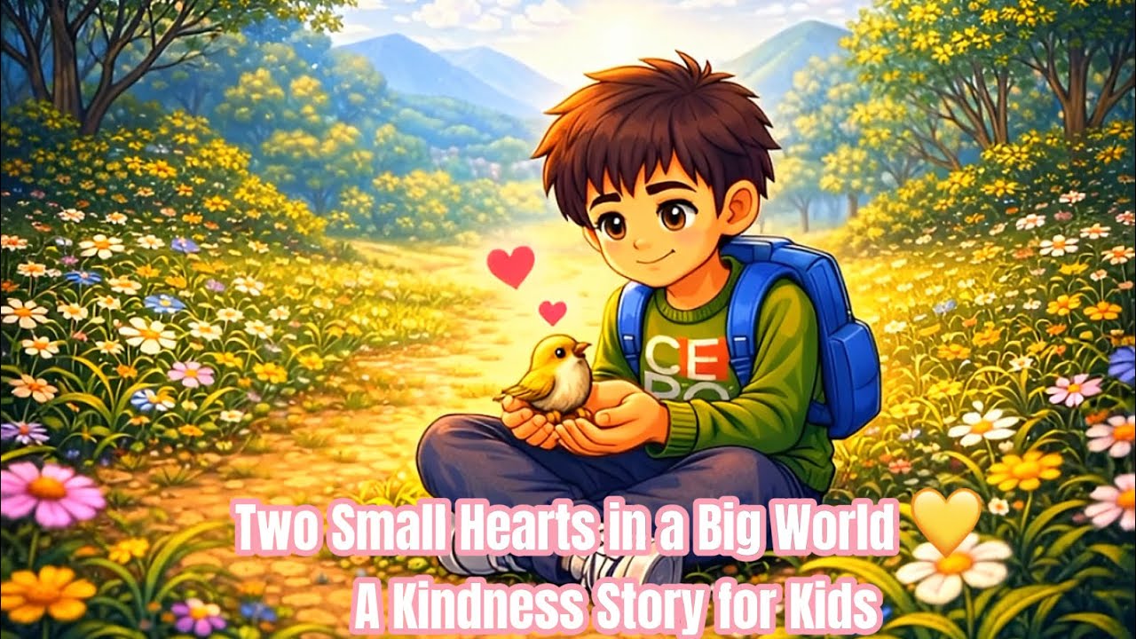 👉 Two Small Hearts in a Big World 💛 | A Kindness Story for Kids