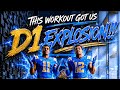 WORKOUT GOT US D1 EXPLOSION!! - BIG LEGS - JESUS CHRIST IS KING - Building Our Temple Day 20