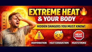Heatwave Alert 🚨 How Extreme Heat Affects Your Body”#Heatwave #ExtremeHeat #StaySafe #HeatStroke