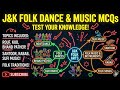 Folk, music and dances of jammu kashmir ur, MCQS(JKSSB)