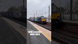 4M48 intermodal passing Longniddry with 88003 and 88010 in charge. #train #railway #railwaystation