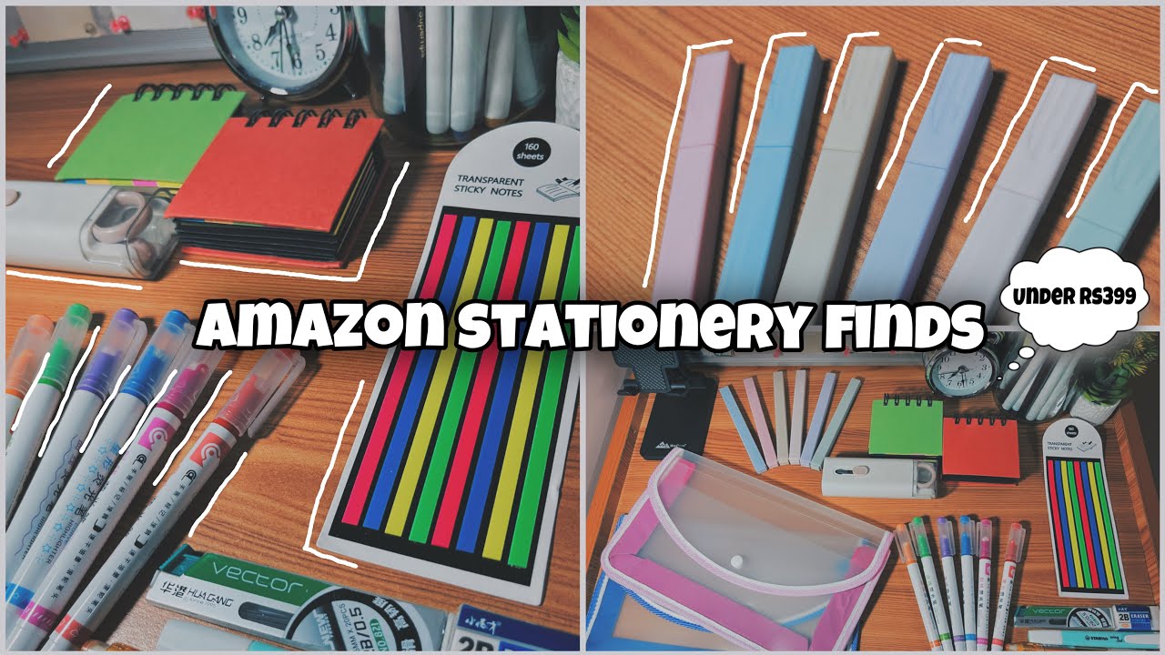 Amazon Stationery finds Stationery Haul India 🌻 YouTube