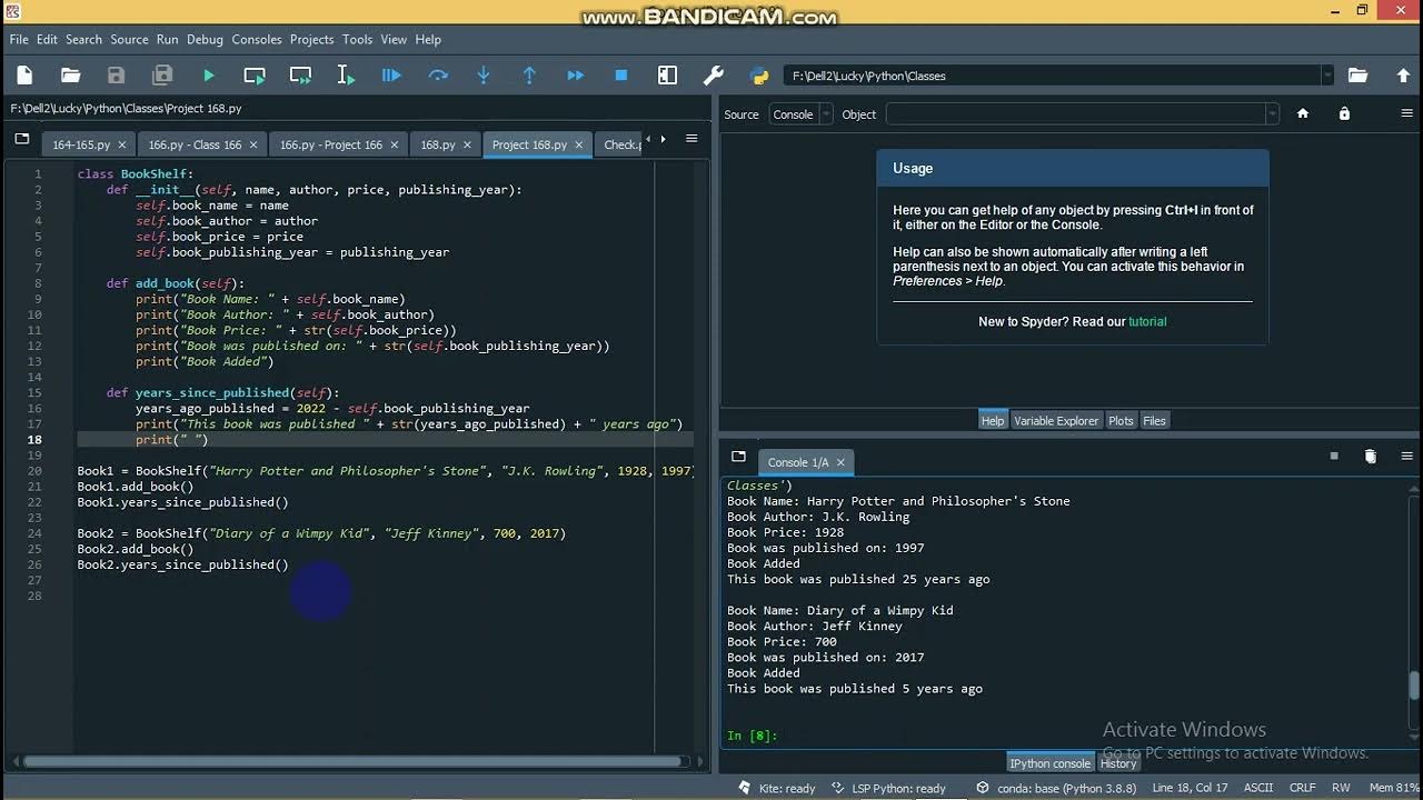 ADV Class Project 168 Whitehat Jr - YouTube