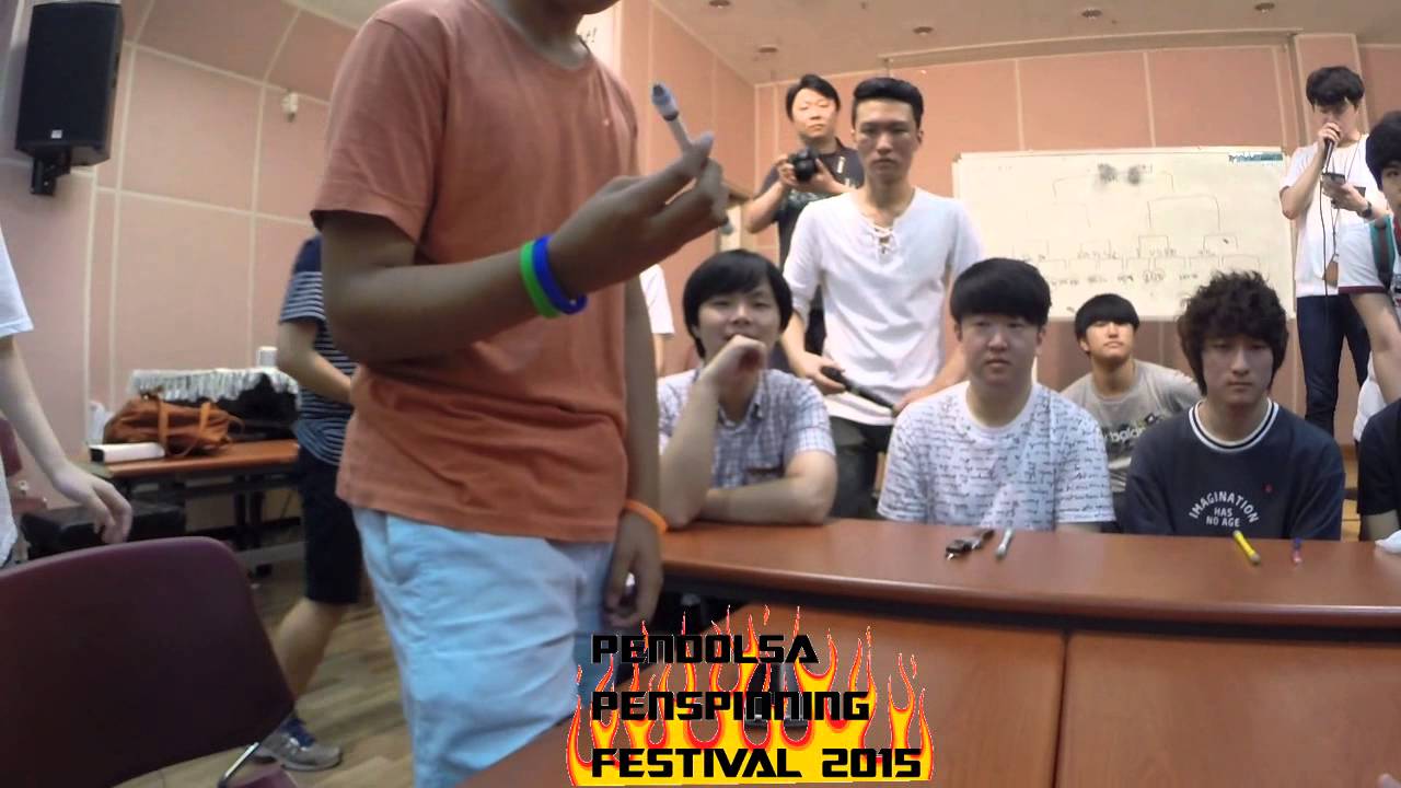 2015 summer PENDOLSA Pen-spinning champion ship 1st round tournament " SeoungWhan VS Xiii "