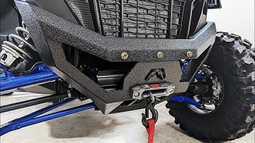FabFours Front Bumper and Warn Axon 45-S Install on a 22 RZR Pro XP