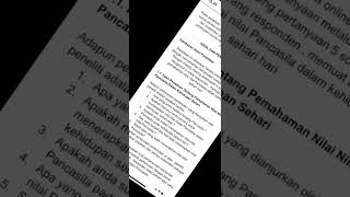 Artikel “penting nya menerapkan nilai nilai Pancasila dalam kehidupan sehari hari”