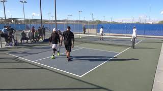 [Gold] Daniel/Tracy vs Dan/Mike (Pecos Legends Pickleball 2021/02/13)