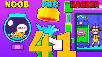 NOOB vs PRO vs HACKER in Flow Legends ❤️ All Levels Gameplay, NEW Games iOS, Android