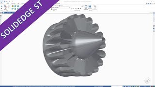 Turbine Exhaust - SolidEdge ST 10 Training - Surfaces