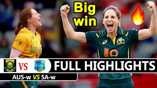 Australia W Vs South Africa W Full Highlights Icc T20 World Cup In England 2026 | Aus Vs Sa