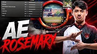 AE ROSEMARY 🤯 New Sensitivity Setting Revealed 🎯 Zero Recoil Sensitivity Code+Control 2026 🔥