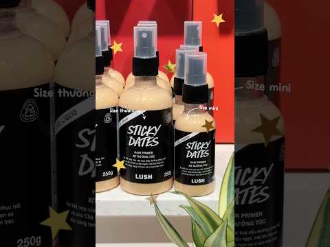 LUSH | Xịt dưỡng tóc Sticky Dates thơm xỉu lun áaa #lush #shower #haircare #hair