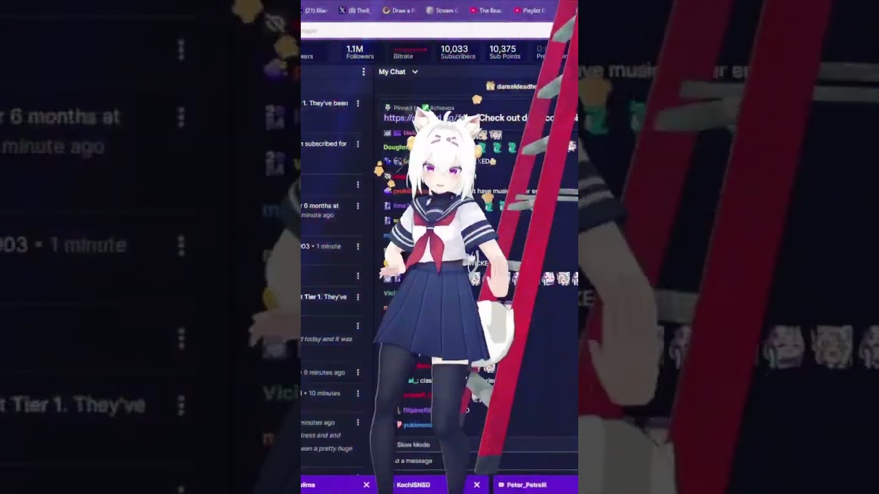 Filian dancing on stream