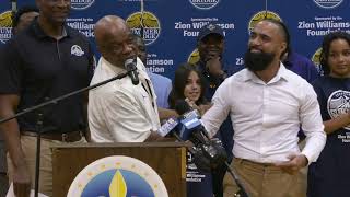 Full Full Press Conference: Zion Williamson Foundation & Summer Bridge News