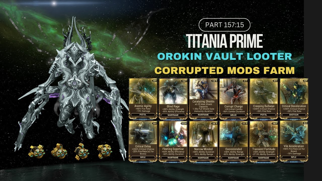 Like Clockwork | Solo Orokin Vaults | Horend, Deimos | Corrupted Mods Farm | Part 157:15