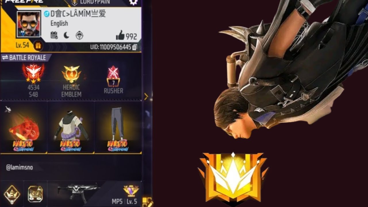 Top 1 Heroic to Grandmaster Free Fire Live Rank Push 