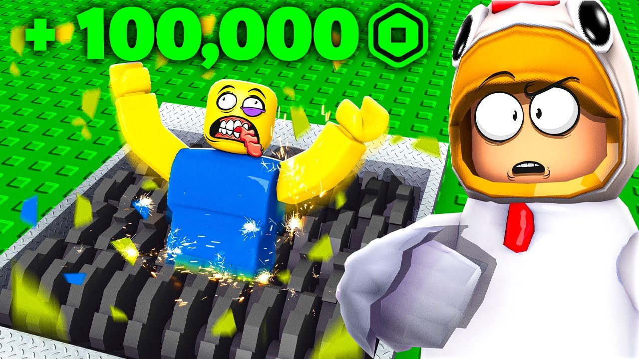 SCHIACCIA IL NOOB SU ROBLOX!!
