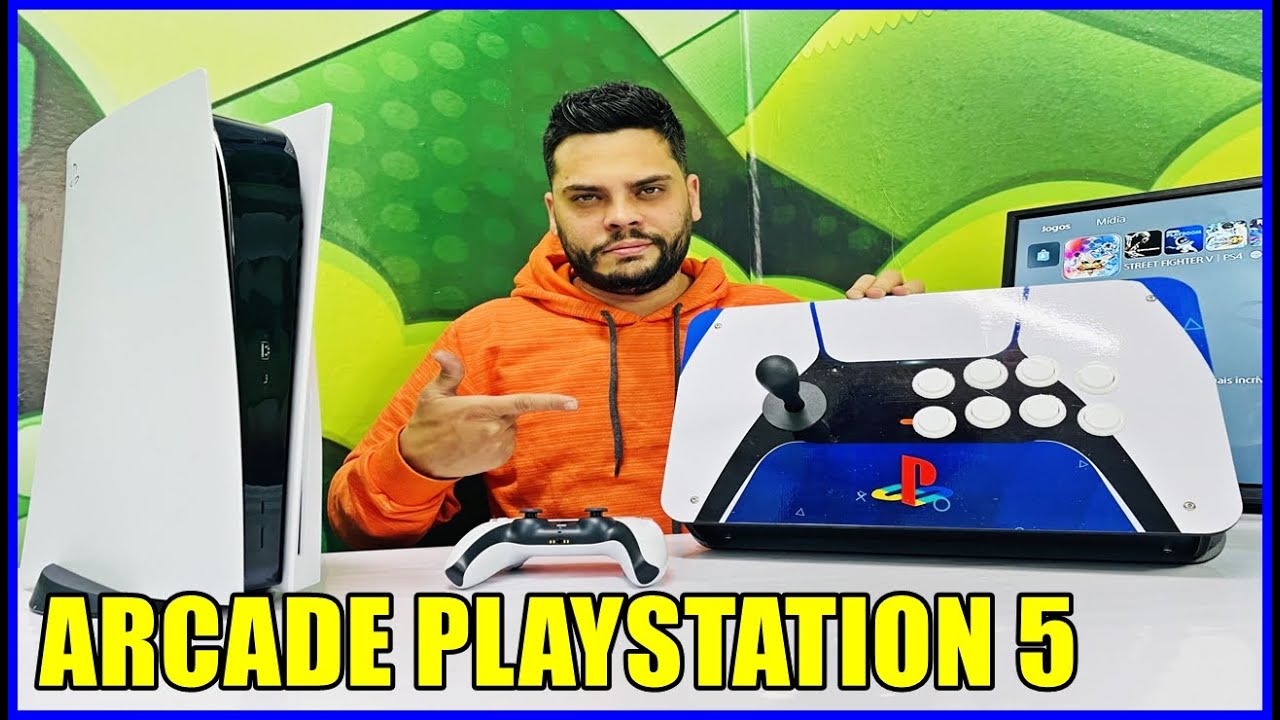 NOVO FLIPERAMA PLAYSTATION 5 - Controle Arcade Funciona ?