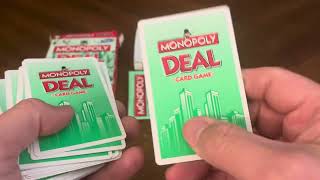 Monopoly Deal Card Game (Unboxing #1405)