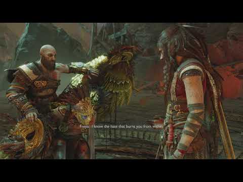 Freya Confronts The New Valkyrie Queen Gna  - The True Queen - God Of War Ragnarök