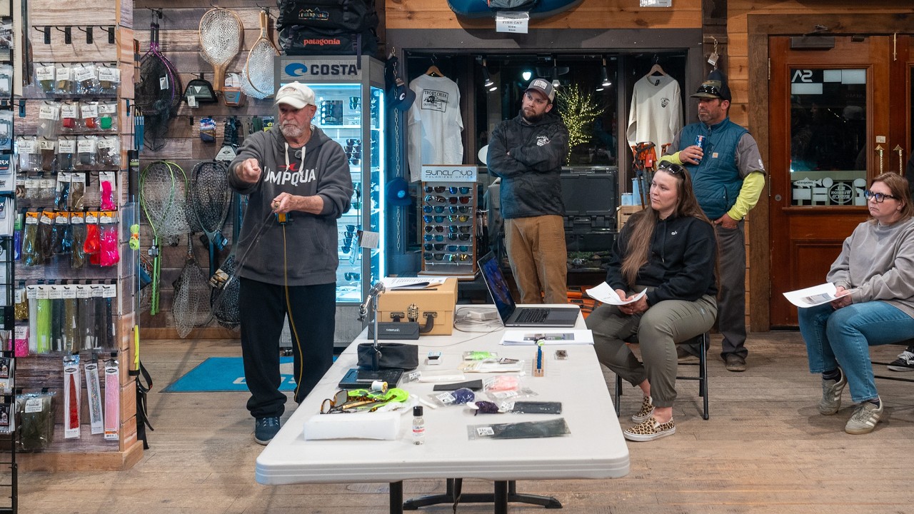 Doug Ouellette breaks down Popcorn Beetle retrieves for Pyramid Lake