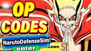 ALL NEW *SECRET CODES* IN ROBLOX NARUTO DEFENSE SIMULATOR ( codes roblox Naruto Defense Simulator) screenshot 1